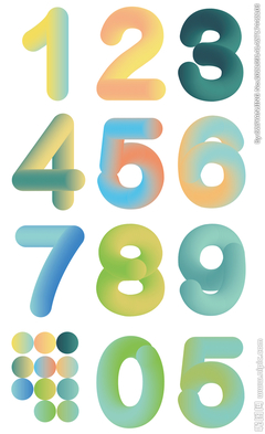 渐变数字设计图 引领数字广告设计的视觉新潮流